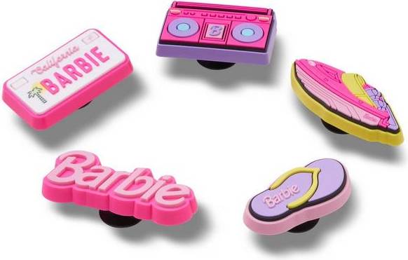 Crocs Barbie Retro Jibbitz 5 Pck Rosa