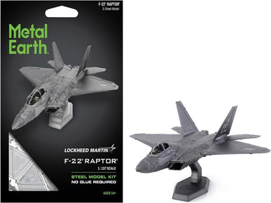 Metal model kits Metal Earth Model Kit Lockheed Martin F-22 Raptor