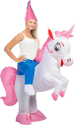 63 Inch Inflatable Unicorn Costume