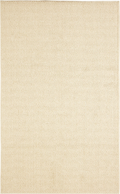 Project Source Colorstone 7 x 10 ft Tufted Polyester and Tan Rectangular Indoor Solid Area Rug White, Beige