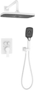 Casainc Pressure-Balanced Valve Included All-In-One Kit with Rough In-Valve Thermostatic Shower System 12 inches