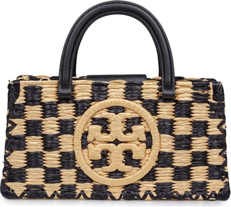 Tory Burch Ella Hand-Crocheted Raffia Bag - Multi