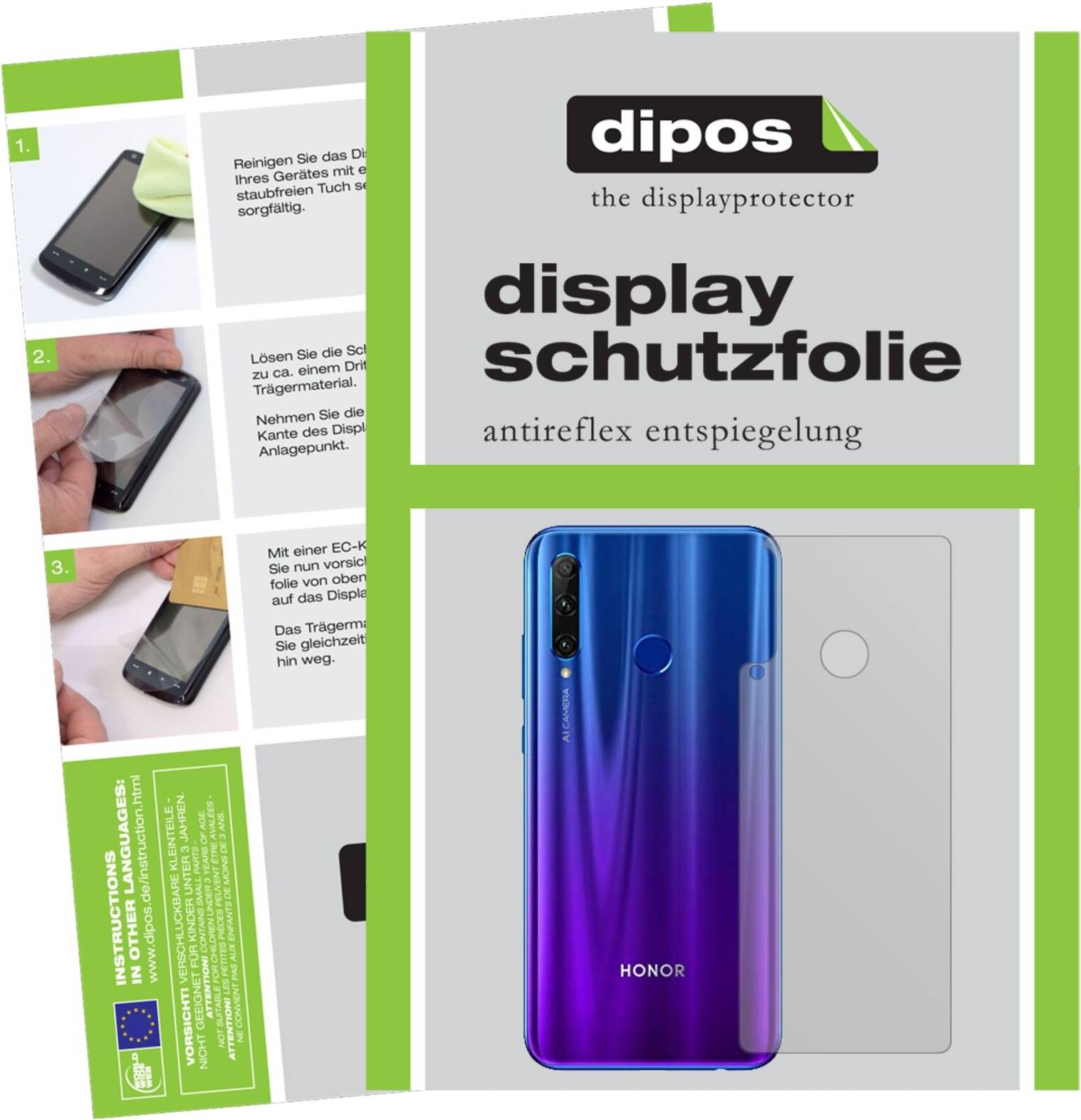Dipos Screen Protector Honor 20E Back