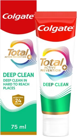 Colgate total Colgate Total Active Prevention Deep Clean Toothpaste 75ml