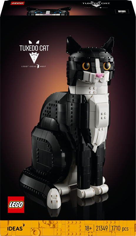 LEGO Ideas Tuxedo Cat 21349
