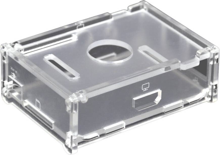 Trixes Raspberry Pi Model A Clear Case Enclosure Protector