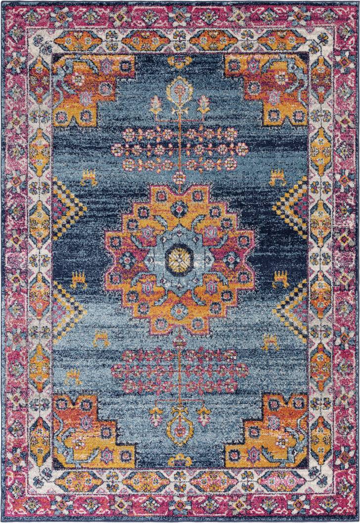Langley Street Ralph Vintage Look Area Rug Rectangle 200 x 290 cm Multicolour