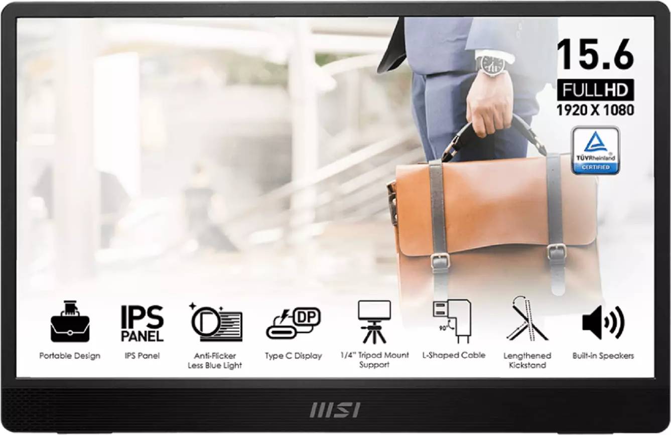 Pro MP161DE E2 16 Inch FHD IPS Monitor