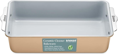 BAKKENMASTER Roaster Pan Aluminized Steel 7 Inch