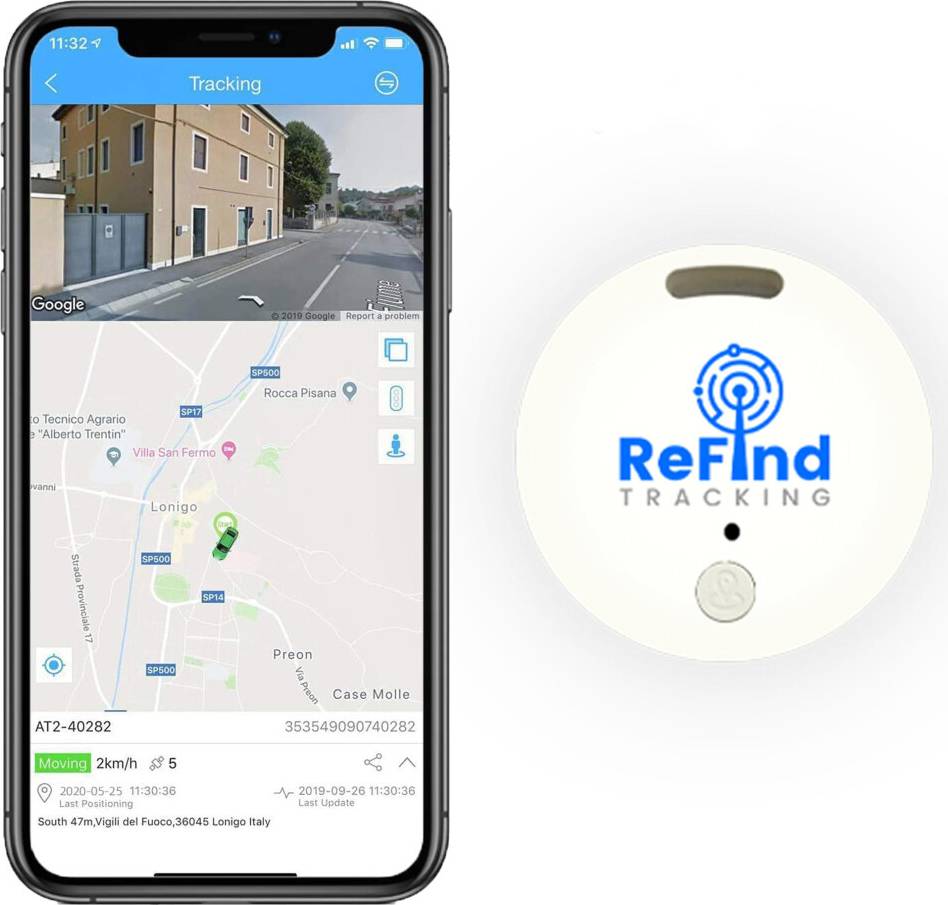 Android airtag White ReFind R2 Smart Tracker