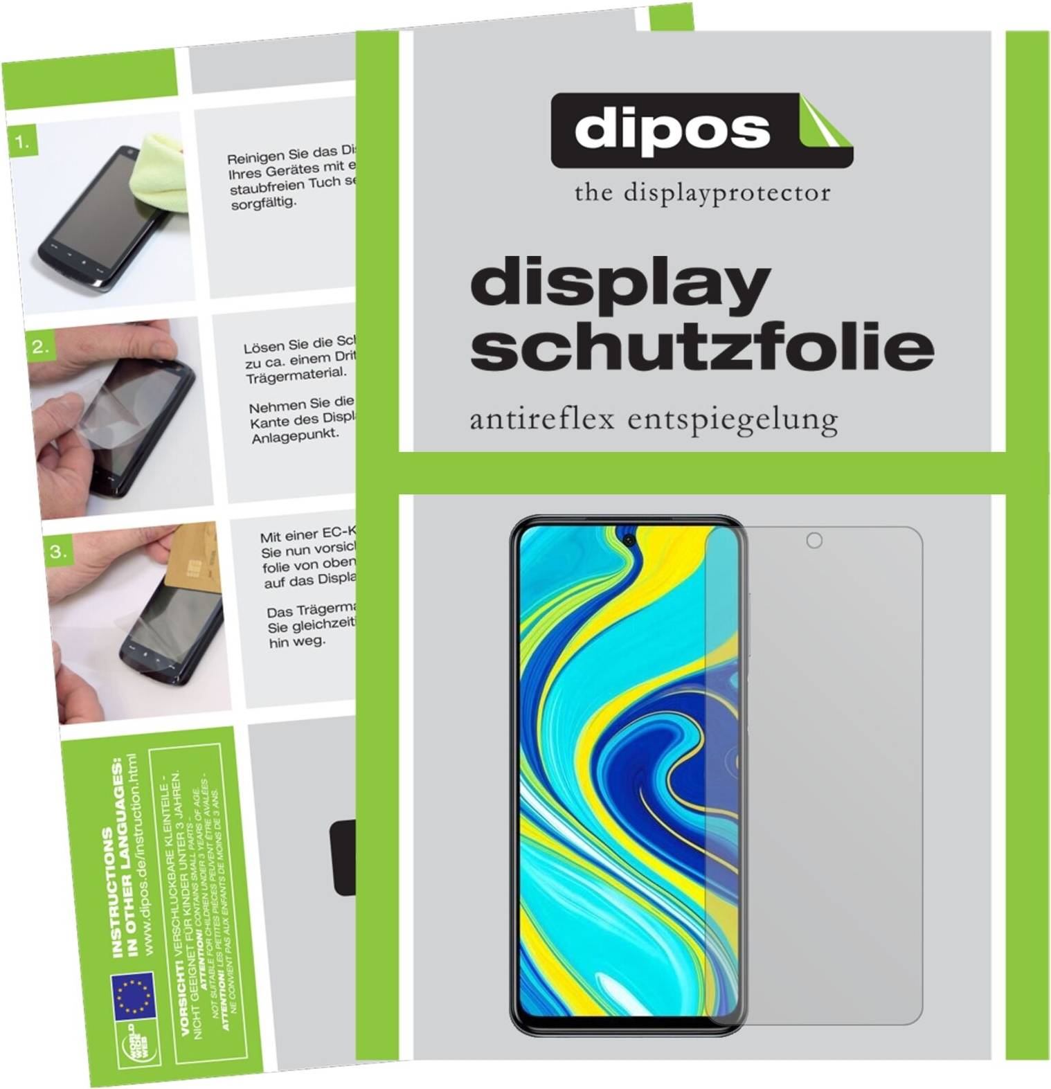 Dipos 5x Screen Protector Redmi Note 9s