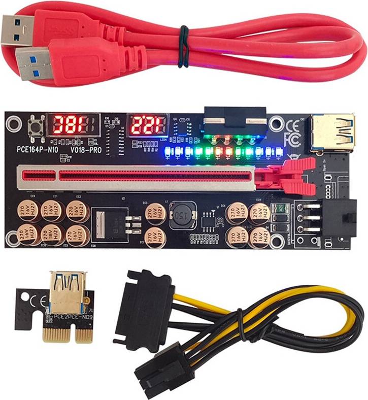 Tauoh VER018 PRO PCI-E Riser Card USB 3.0