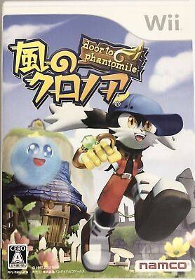 Nintendo Wii Game Klonoa Door To Phantomile Action Adventure RVL-P-R96P