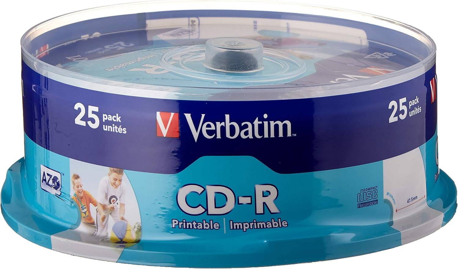 Verbatim AZO 52x Utskrivbara CD-R 25 Stycken