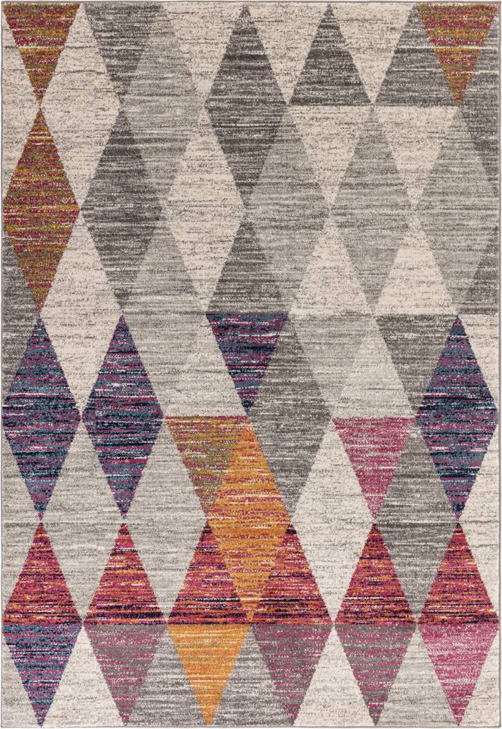 Langley Street Ralph Geometric Area Rug Rectangle 200 x 290 cm Pink