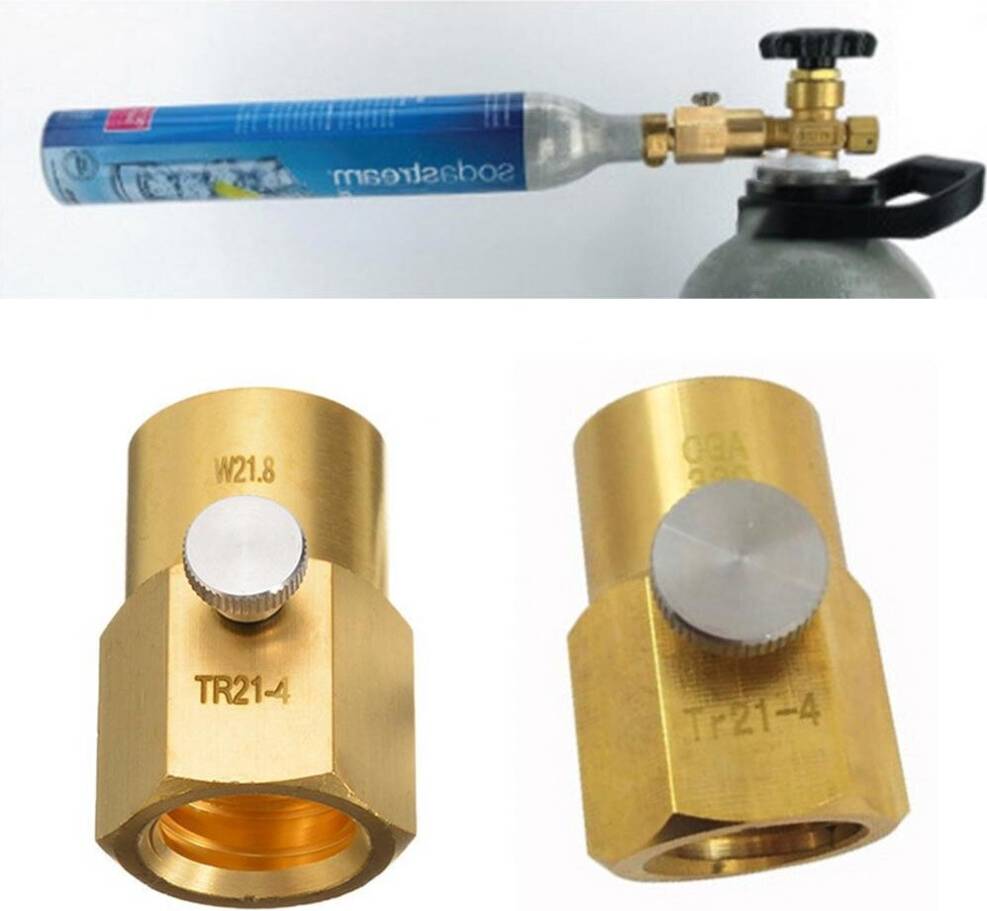 Soda maker Wejoy Soda Maker Cylinder Refill Adapter Tank Connection Kit