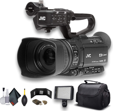 Streaming camera JVC UHD 4K Streaming Camcorder With Case LED Light Cleaning Kit