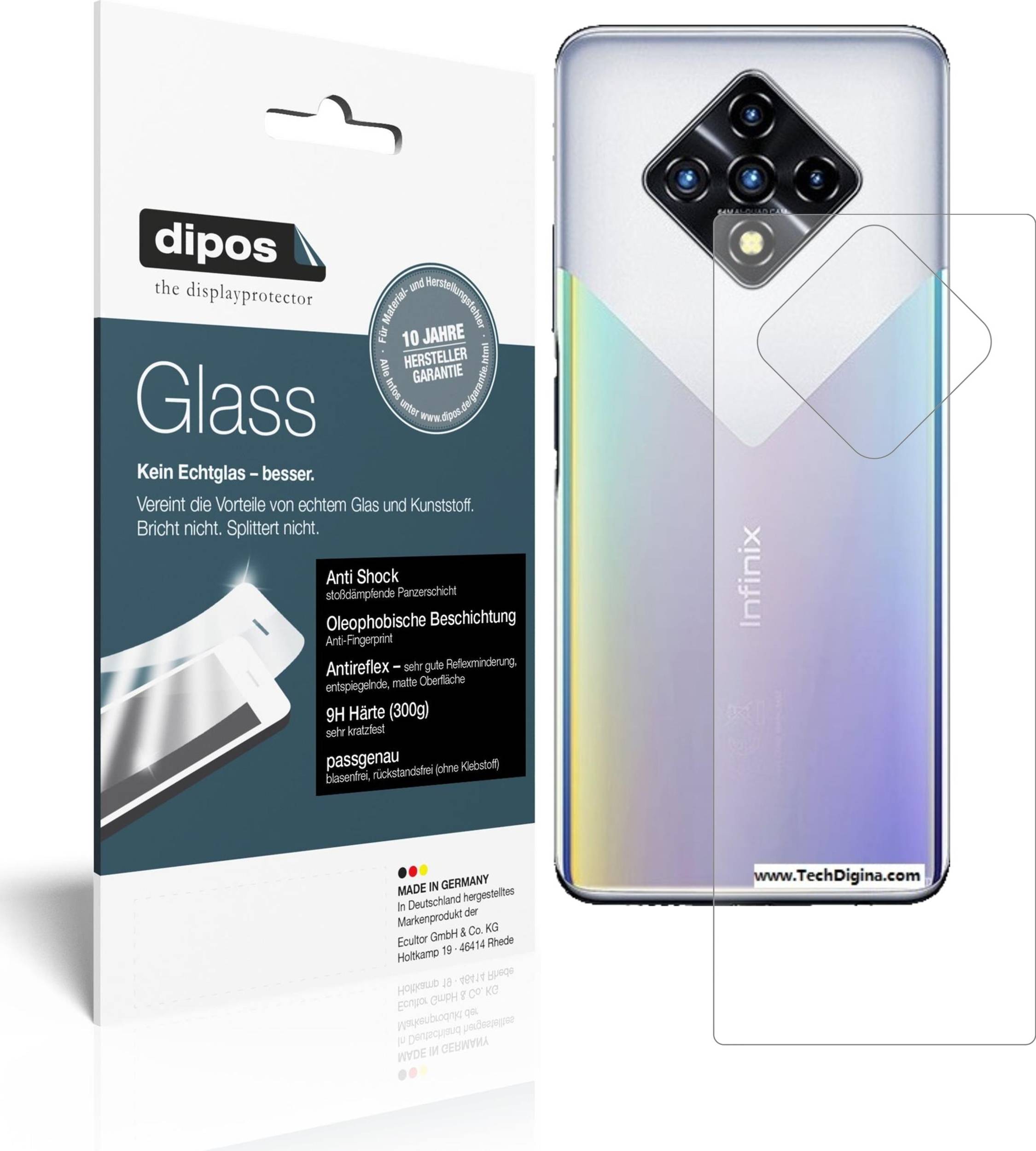 Dipos Infinix Zero 8 Back Matte Screen Protector