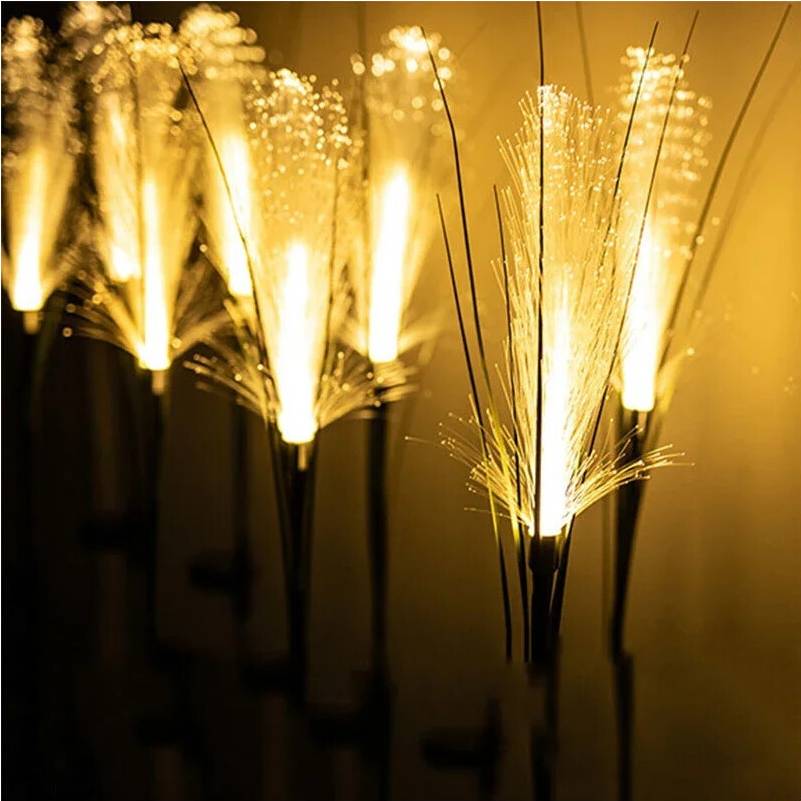 SRJ STAR LED Solar Garden Reed Lamp Outdoor Waterproof Lawn Light