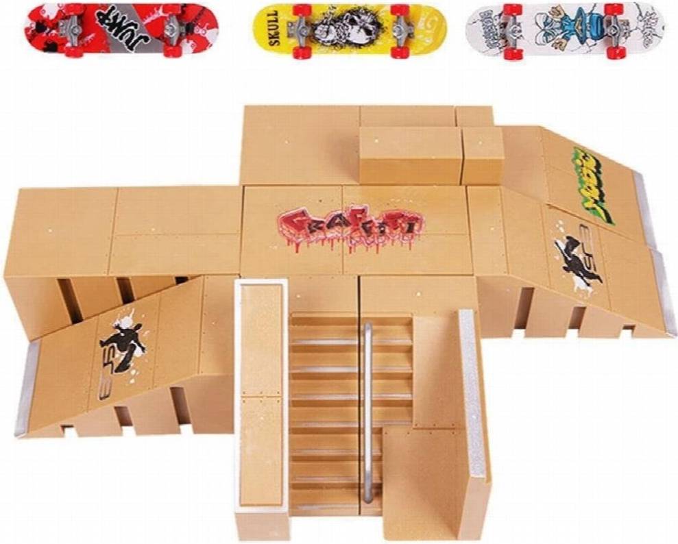 Skateboard ramp Finger Skateboard Ramp Parts For Tech Practice Deck