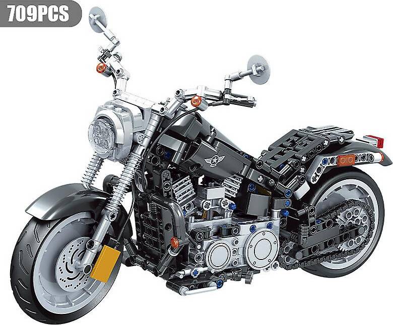 Speed and scale Maxpower Harley Motorcycle Model Building Blocks Speed Racing Kits