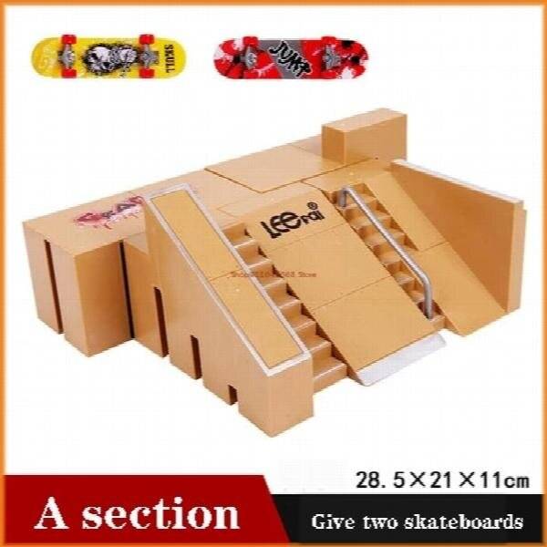 Skateboard ramp Finger Skateboard Ramp Parts for Tech Practice Deck