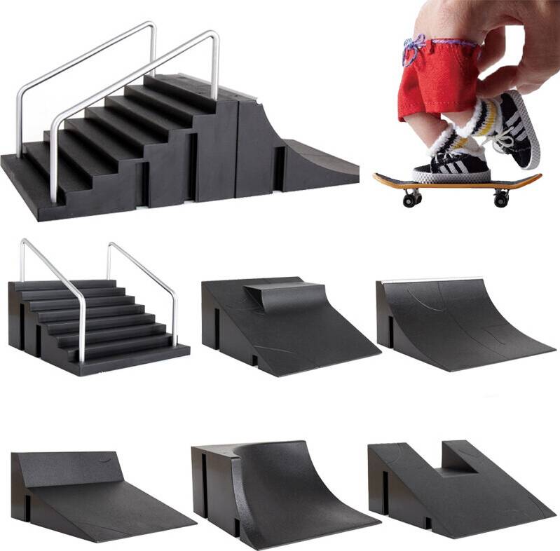 Children Finger Skateboard Ramp Set