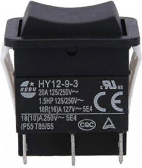 Furtalk Hy12-9-3 Easy Install Arc Small On Off Push Button Safe Rocker Switch