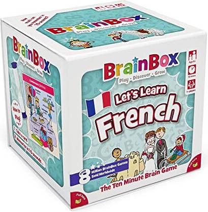 BrainBox BrainBox Let's Learn French 2022 Card Game