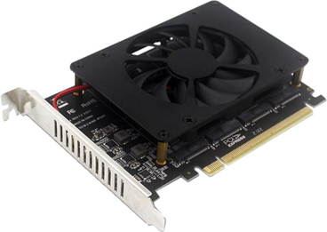 Nvme m2 ssd PCIex16 NVME M2 MKEY SSD Array Expansion Adapter