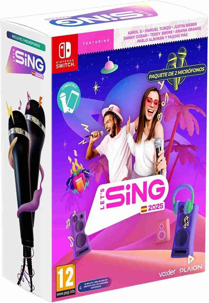 Let's sing nintendo switch Nintendo Switch Lets Sing 2025 S.v Rosa PAL