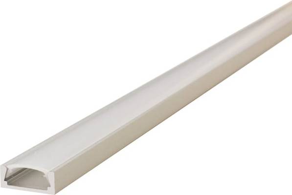 Integral LED 1M Profile Aluminium Surface Mount Frosted Clip-In Diffuser