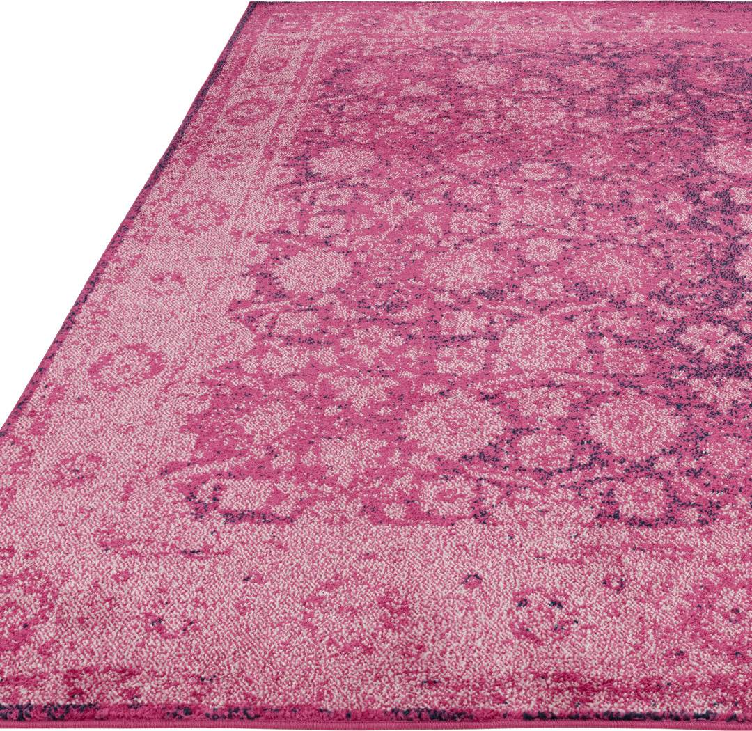 Langley Street Ralph Vintage Look Area Rug Rectangle 80 x 150 cm - Pink
