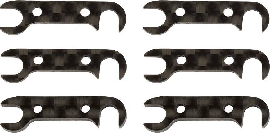 Team Associated FT Graphite Rear Hub Link Shim Set