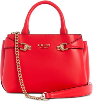 Guess Lorelei Mini Satchel Raser - Korallröd