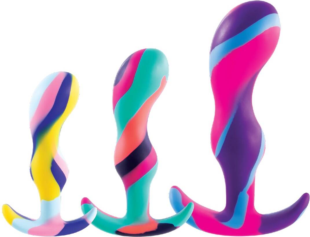 Anal training set NMC Silicone Butt Plug Set Multicolor