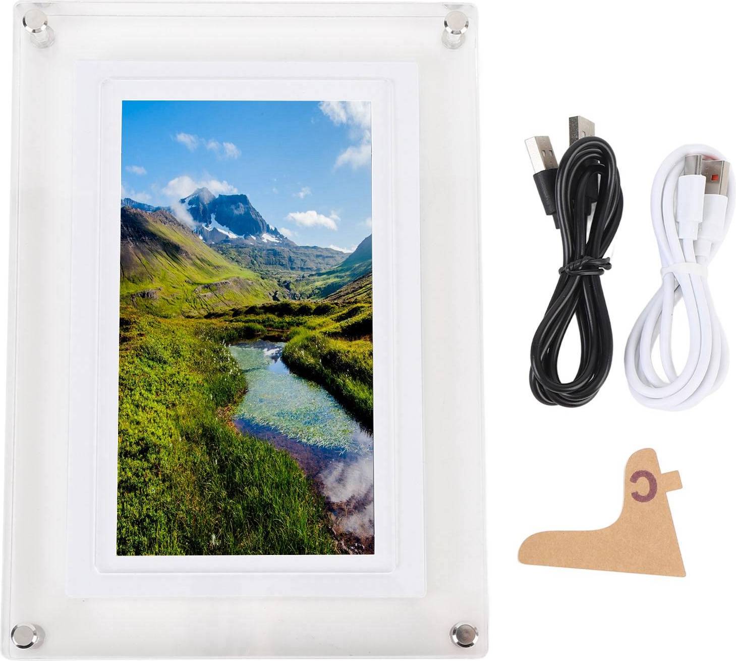 7 Inch Digital Picture Frame LED Colorful Light 4GB Memory