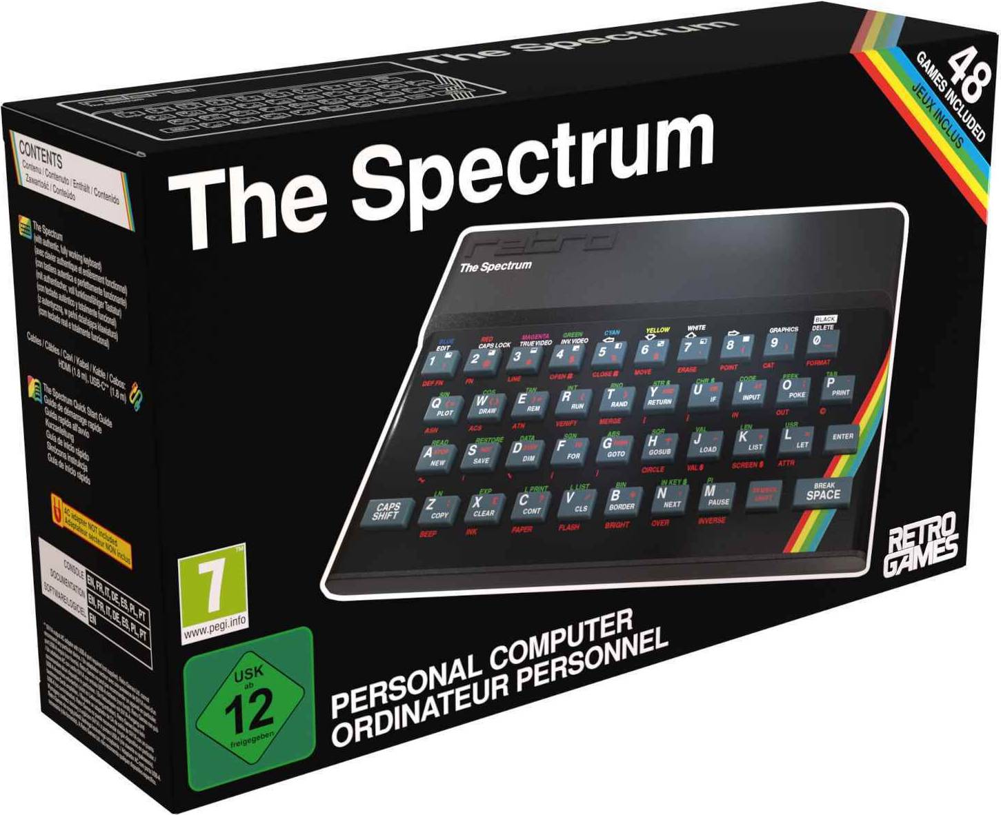 Retro video games Spectrum Console Retro Games Micro Sinclair ZX USB AC