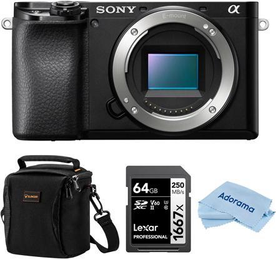 Sony a6100 Sony Alpha A6100 Mirrorless Camera with Included Value