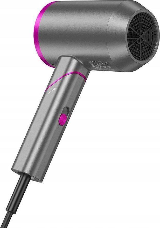 Hoco Hårtork Foldable Rosa Grå