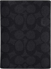 Rfid card holder Coach Passport Card Case In Signature Canvas - Multi