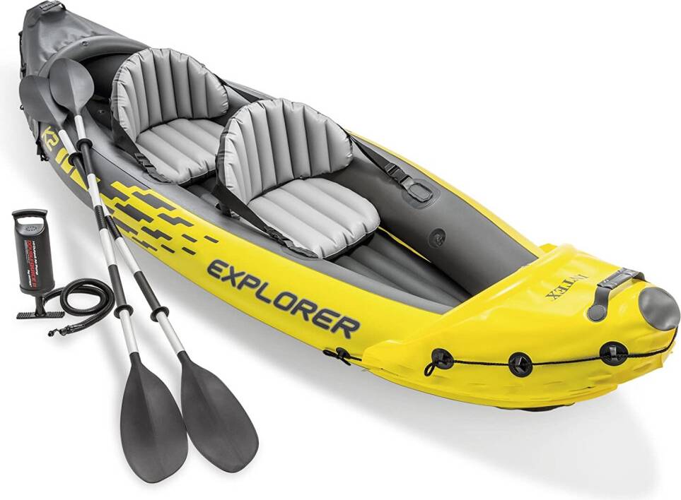 Explorer K2 Kayak 2-Person Inflatable Kayak Set