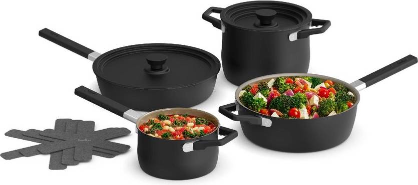 Bella 9 Piece StoreMore Cookware Set