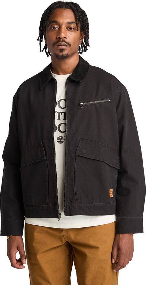 Timberland Strafford Washed Canvas Jacket - Sort