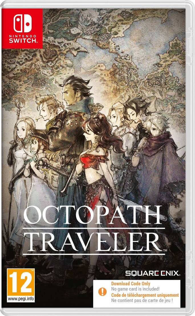Octopath Traveler Code In Box for Nintendo Switch