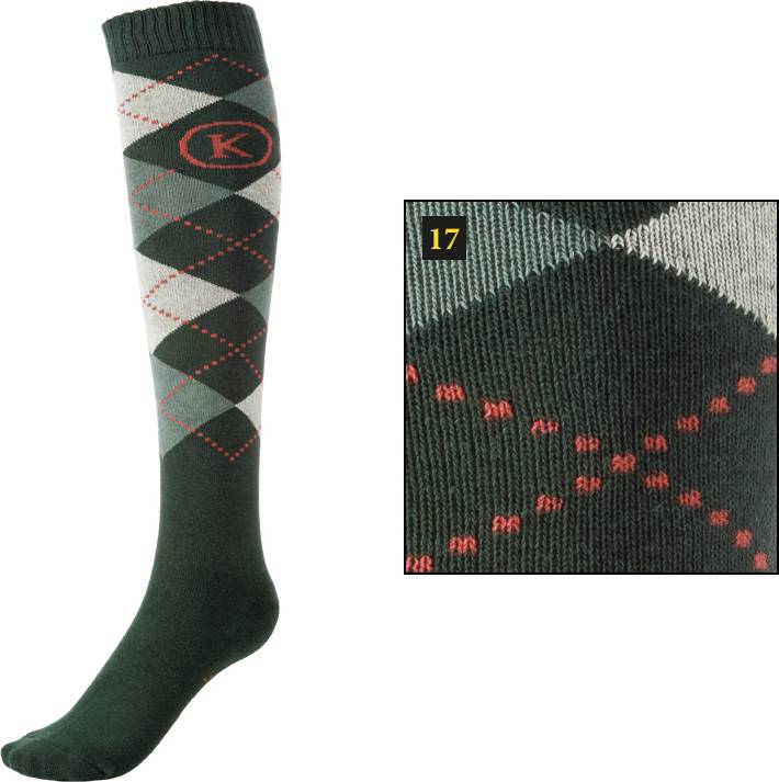 Kavalkade Riding Socks - Vert