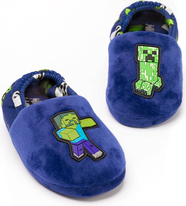 Minecraft junior Minecraft Mule Slippers - Blue
