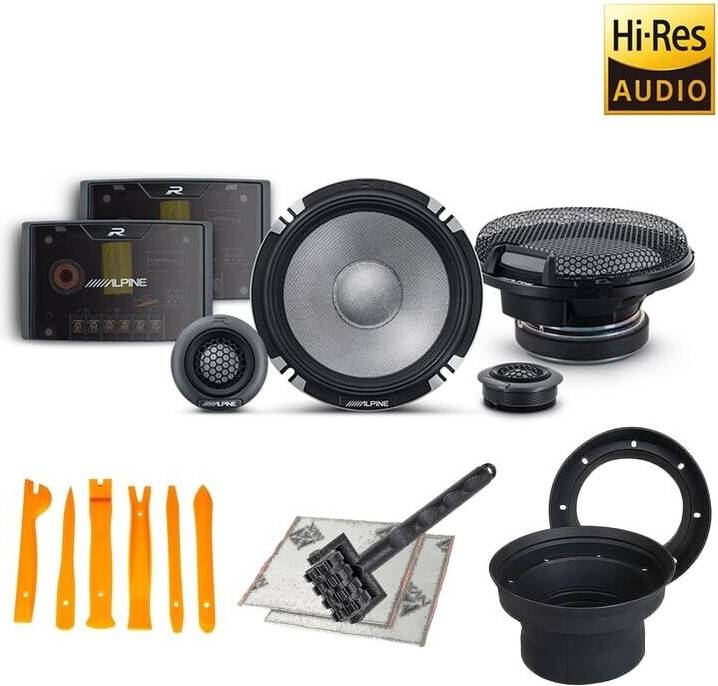 6.5 component speakers Alpine R2-S652 200W RMS 6.5" Component Speakers