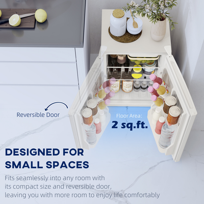 Mini freezer Homcom 2.5 Cu.Ft Mini Fridge with Freezer