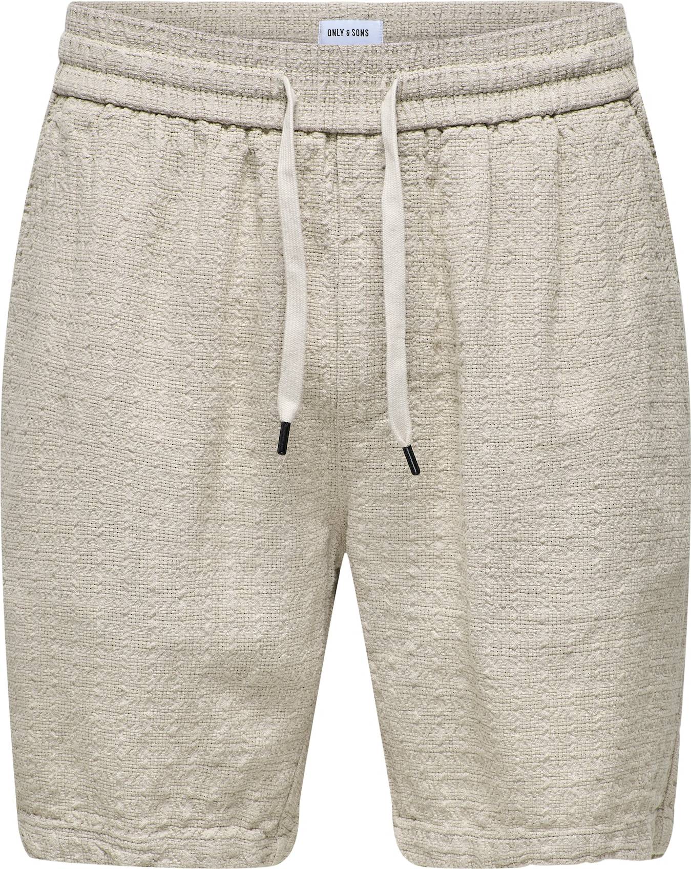 Only & Sons Textured Linen Mix Short Stone